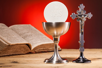 Obraz premium Christian holy communion