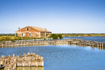 The Comacchio valleys  (Italy) UNESCO protected site