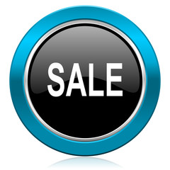 sale glossy icon