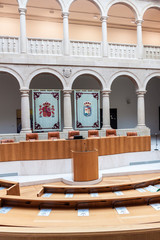  Interior of provincial parliament of La Rioja region