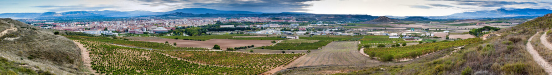 Obraz premium Panorama of Logrono
