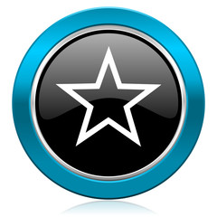 star glossy icon