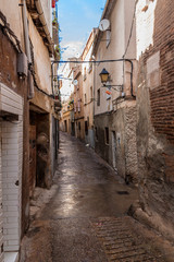 Narrow alley in town Calahorra