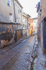 Narrow alley in town Calahorra