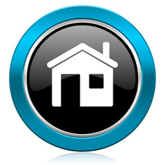 house glossy icon home sign