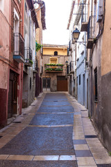 Obraz na płótnie Canvas Narrow alley in town Calahorra