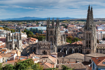 Cathedral of Santa Maria, Burgos - obrazy, fototapety, plakaty