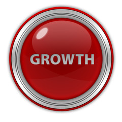Growth circular icon on white background