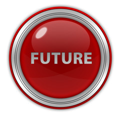 Fototapeta premium Future circular icon on white background