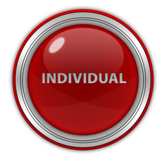 Individual circular icon on white background