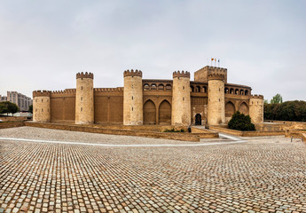 Fototapeta premium Aljaferia palace in Saragossa