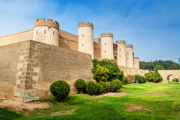 Fototapeta premium Aljaferia palace in Saragossa