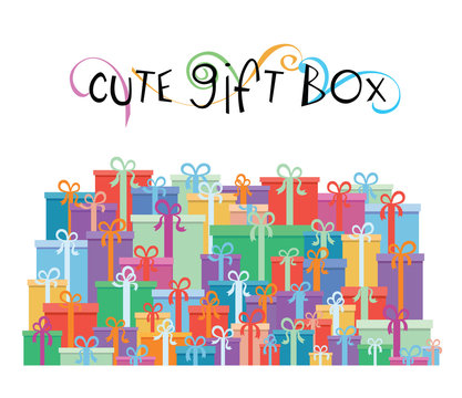 Gift boxes for your promotion design - vector illustration