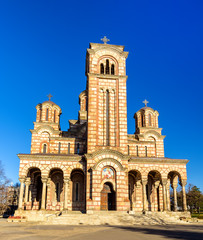 Fototapeta premium Church of St. Mark in Belgrade - Serbia