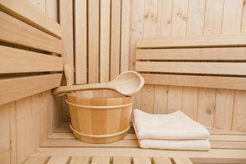 Obraz na płótnie Canvas finnish sauna
