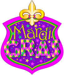 Mardi Gras blazon © Anna Velichkovsky