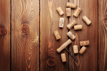 Wine corks and corkscrew