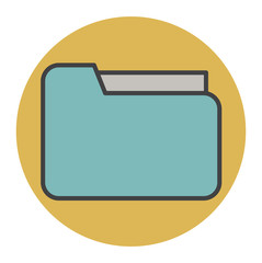 Folder Files Data Information Computer Storage Vector Concept