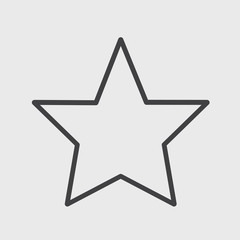 Obraz premium Star Shape Success Superstar Victory Winning Vector Concept