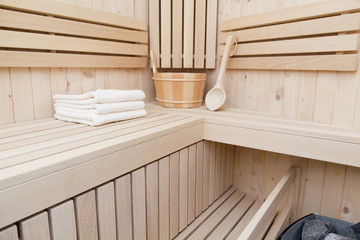 Fototapeta na wymiar sauna accessories