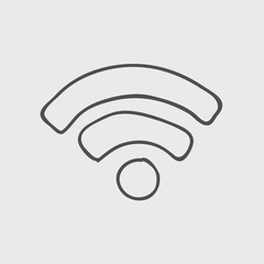Wifi Wireless Technolgy Online Newtwork Icon Vector Concept