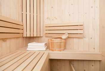 Obraz na płótnie Canvas sauna accessories