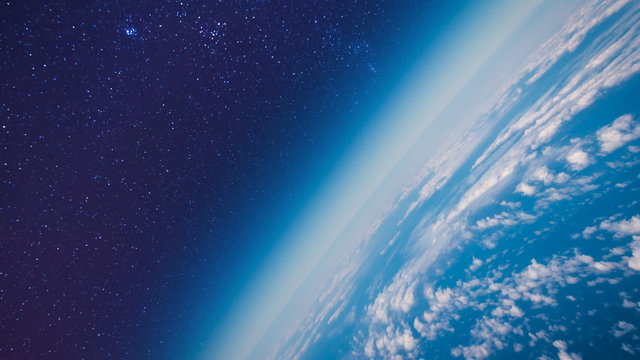 The Earth Planet In Space