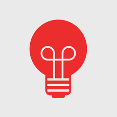 Lightbulb Ideas Creativity Development Icon Symbol Vector