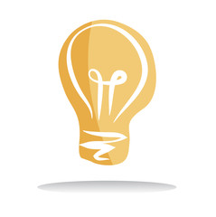 Lightbulb Ideas Creativity Development Icon Symbol Vector