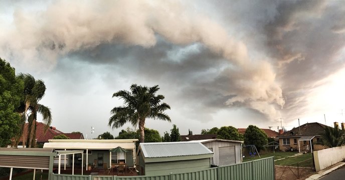 incoming storm