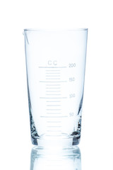 Temperature resistant conical beaker for measurements 200ml