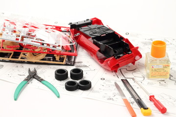 プラモデルの製作