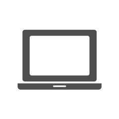 Laptop Computer Wireless Technology UI Icon Vector Concept