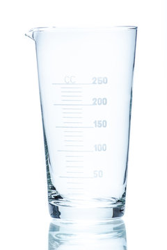 Temperature resistant conical beaker for measurements 250ml