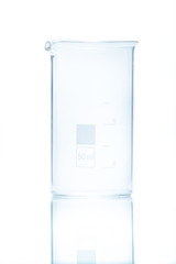 Temperature resistant cylindrical beaker for measurements 50 ml