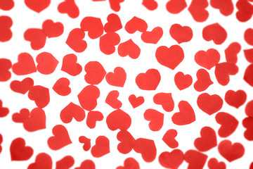 Many red hearts