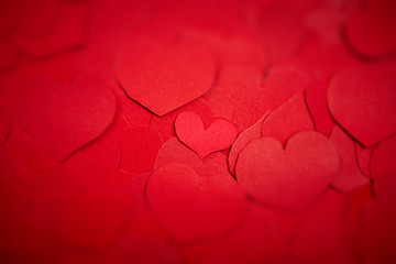 Many red hearts