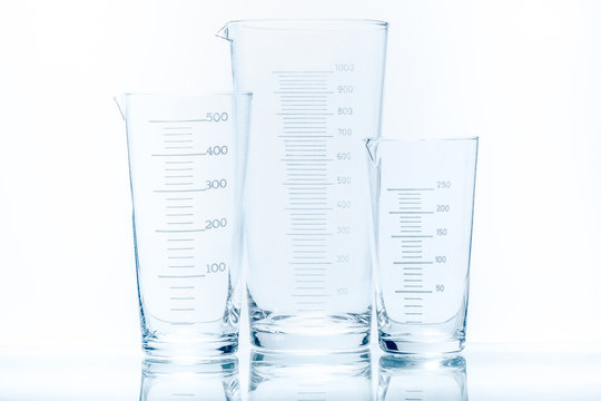 Set of conical beaker for measurements of different capacity