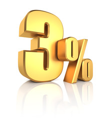 Gold 3 Percent
