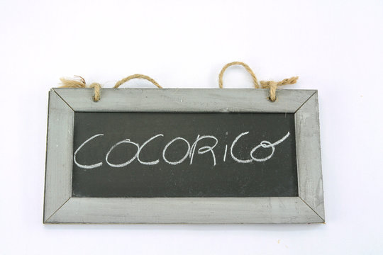 ardoise cocorico