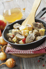 Kidneys beef in cider