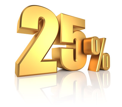 Gold 25 Percent