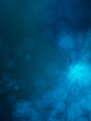 magical abstract blue background