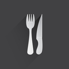 disware and cutlery web icon