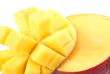 mango fruit isolated on white background