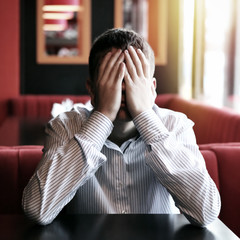 Sad Young Man
