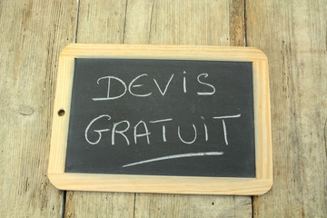 Fototapeta premium ardoise devis gratuit