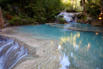 Kanchanaburi waterfall a