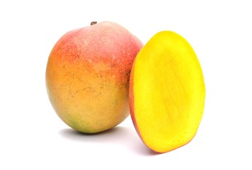 Mango fruit isolated on white background