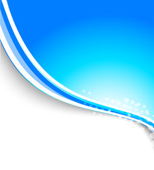 Abstract blue brochure